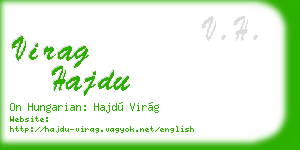 virag hajdu business card