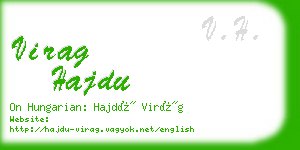 virag hajdu business card